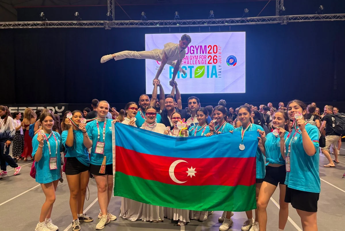 Azerbaijan's team wins gold at European Gym for Life Challenge