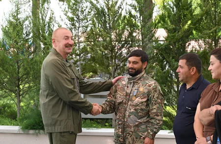 Prezident İlham Əliyev Xocavənd rayonunun Quzeyxırman kəndində olub
