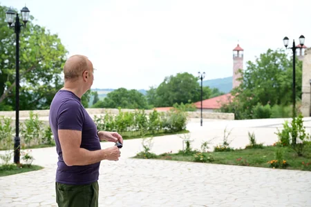 İlham Əliyev Şuşada Sadıqcanın evinin bərpadan sonra açılışında iştirak edib