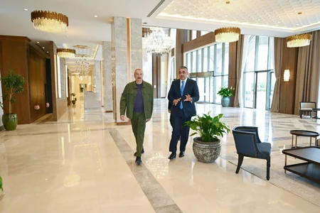 Prezident İlham Əliyev Xankəndi hotelinin açılışında iştirak edib
