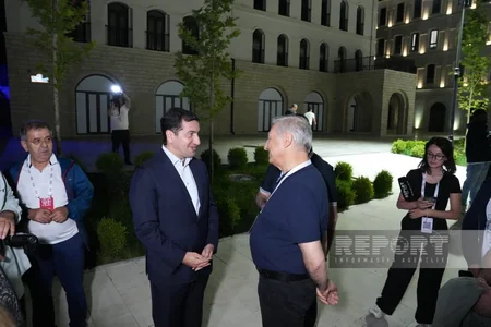 Hikmat Hajiyev meets participants of Shusha Global Media Forum