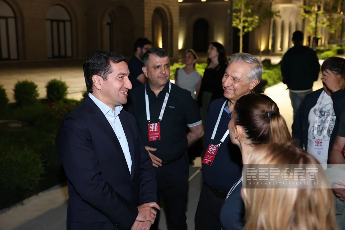 Hikmat Hajiyev meets participants of Shusha Global Media Forum