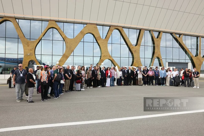 Participants of 4th Shusha Global Media Forum start their trip to Karabakh