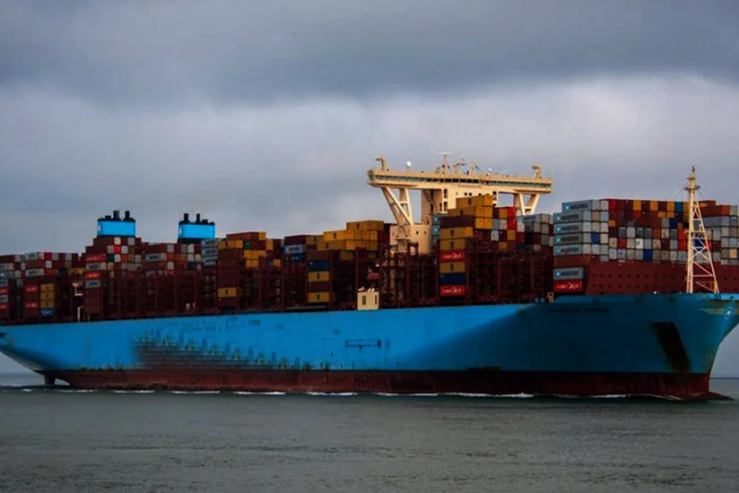 British Container ship damaged off Oman coast, fire breaks out onboard