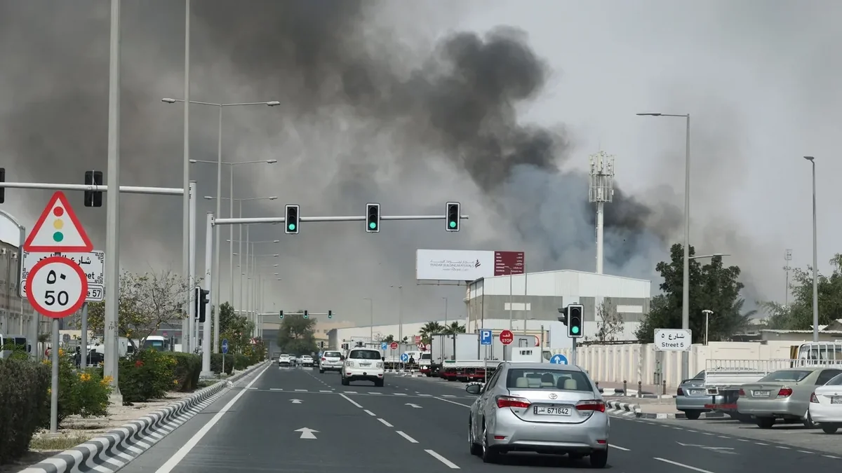 Qatar says 3 injured by falling debris after intercepting Iranian attacks