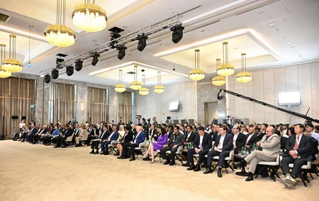 İlham Əliyev IV Şuşa Qlobal Media Forumunun açılışında iştirak edib - YENİLƏNİB-2