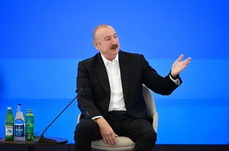 İlham Əliyev IV Şuşa Qlobal Media Forumunun açılışında iştirak edib - YENİLƏNİB-2