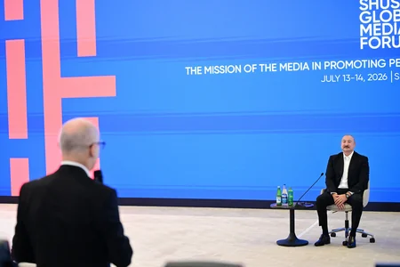 İlham Əliyev IV Şuşa Qlobal Media Forumunun açılışında iştirak edib - YENİLƏNİB-2