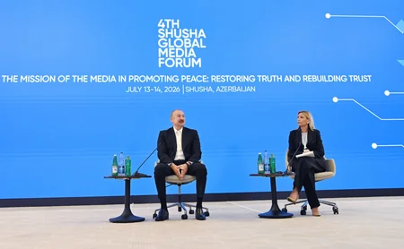 Azərbaycan Prezidenti IV Şuşa Qlobal Media Forumunun açılışında iştirak edir - YENİLƏNİB