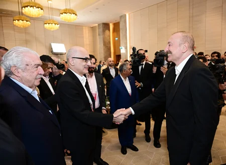 Prezident İlham Əliyev IV Şuşa Qlobal Media Forumunun açılışında iştirak edib - YENİLƏNİB-3