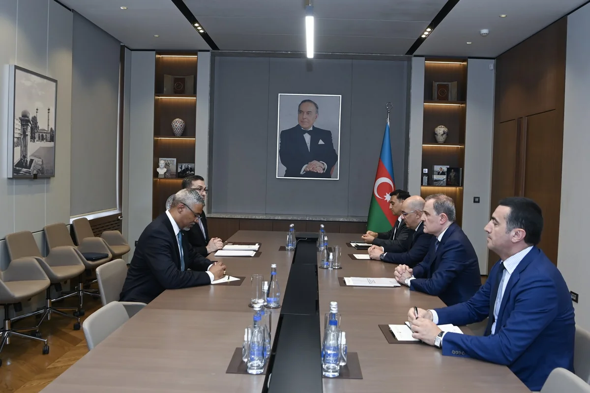 Jeyhun Bayramov meets with World Customs Organization chief Ian Saunders
