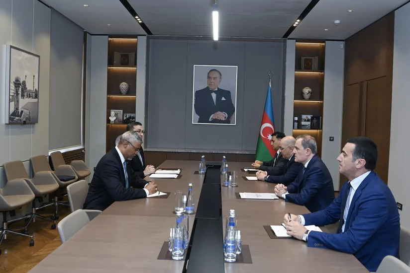 Jeyhun Bayramov meets with World Customs Organization chief Ian Saunders