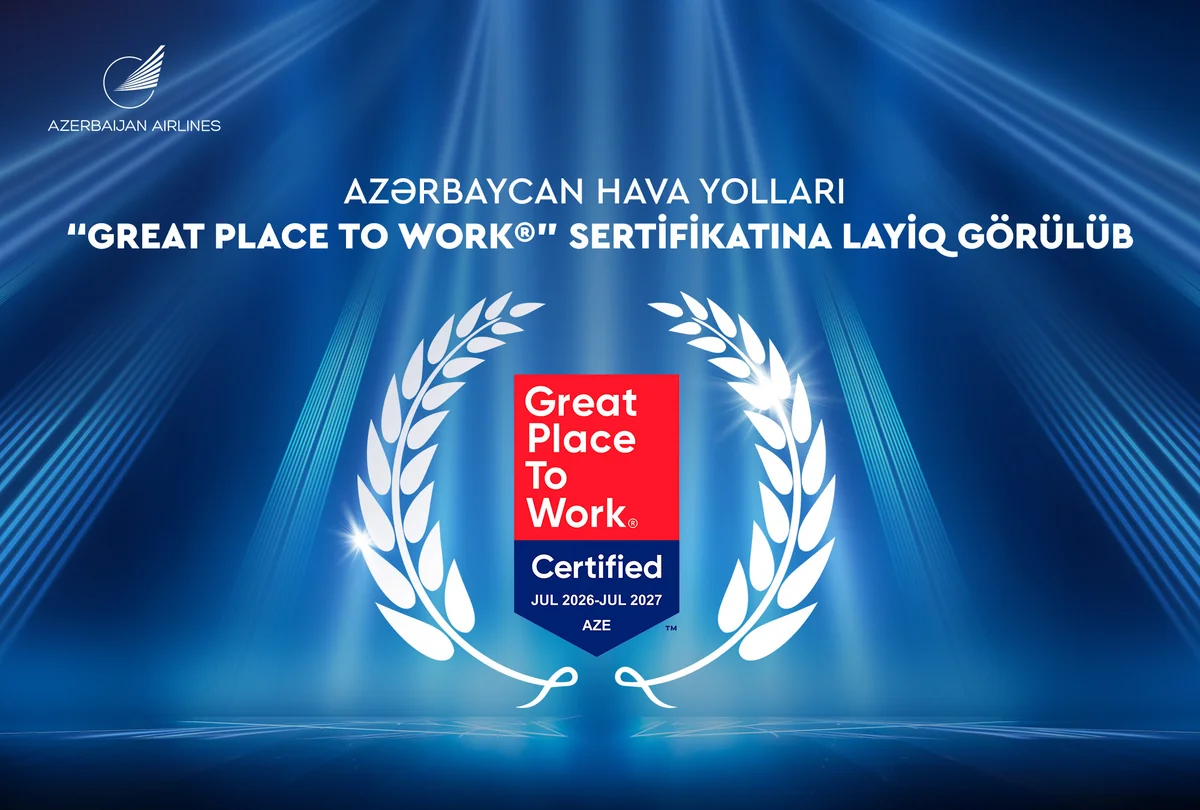 Azerbaijan Airlines receives Great Place to Work Certification for first time