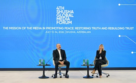 İlham Əliyev IV Şuşa Qlobal Media Forumunun açılışında iştirak edib - YENİLƏNİB-2