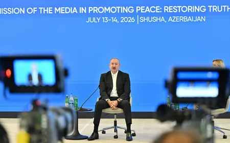 İlham Əliyev IV Şuşa Qlobal Media Forumunun açılışında iştirak edib - YENİLƏNİB-2