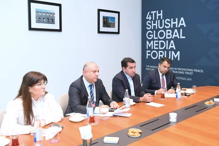 Hikmat Hajiyev, Kazakh officials discuss media cooperation