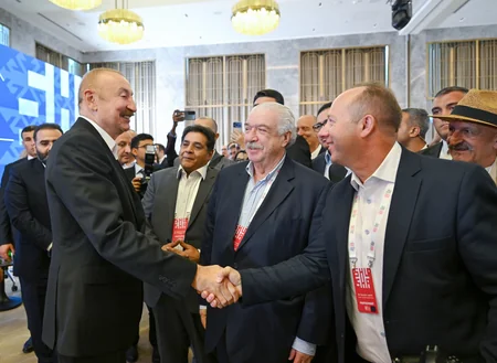 Prezident İlham Əliyev IV Şuşa Qlobal Media Forumunun açılışında iştirak edib - YENİLƏNİB-3