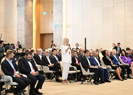 İlham Əliyev IV Şuşa Qlobal Media Forumunun açılışında iştirak edib - YENİLƏNİB-2