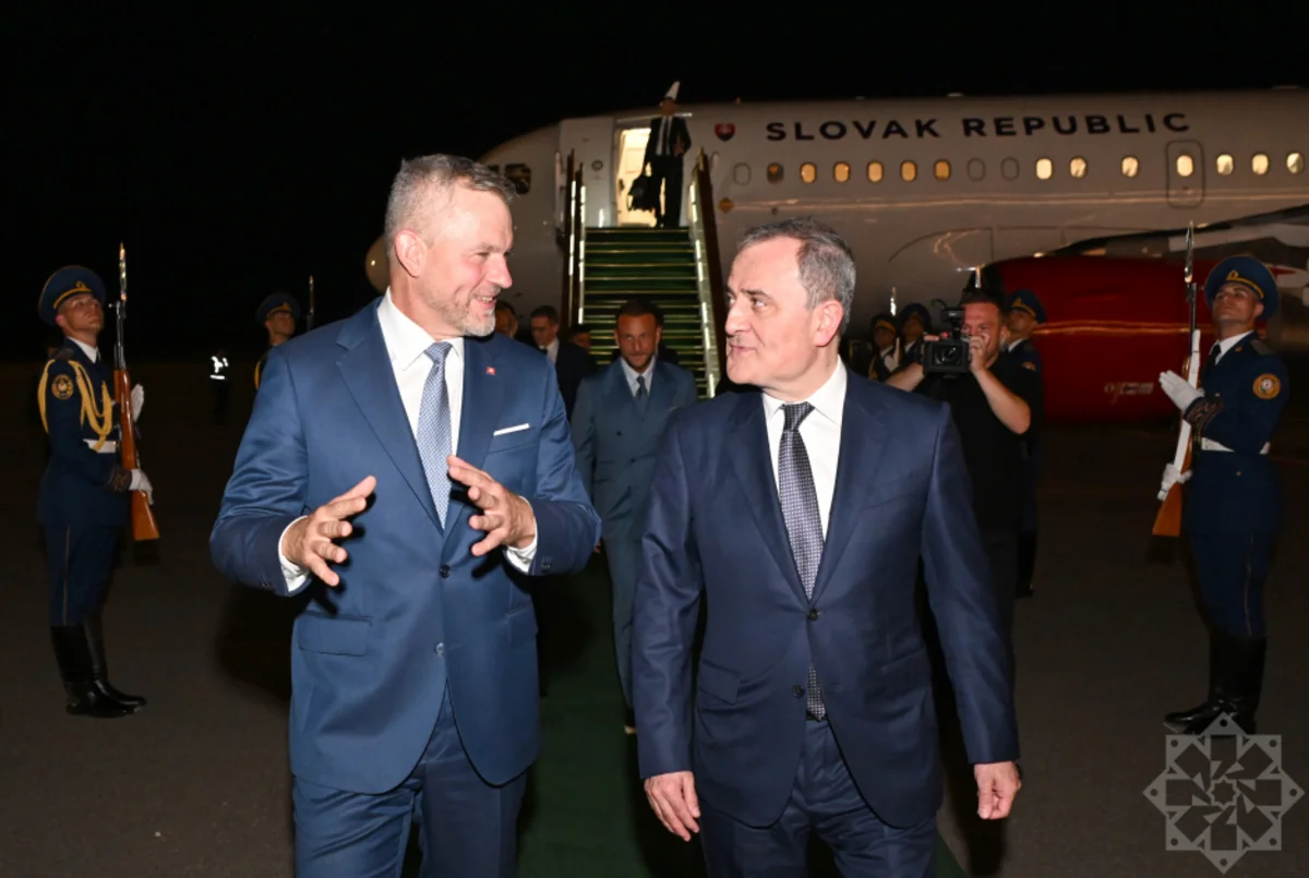 Slovak president arrives in Azerbaijan for official visit