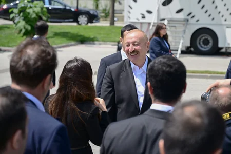 Prezident İlham Əliyev IV Şuşa Qlobal Media Forumunun açılışında iştirak edib - YENİLƏNİB-3