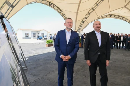 Azərbaycan və Slovakiya prezidentləri Ağdamın Baş Qərvənd kəndində görülən işlərlə tanış olublar