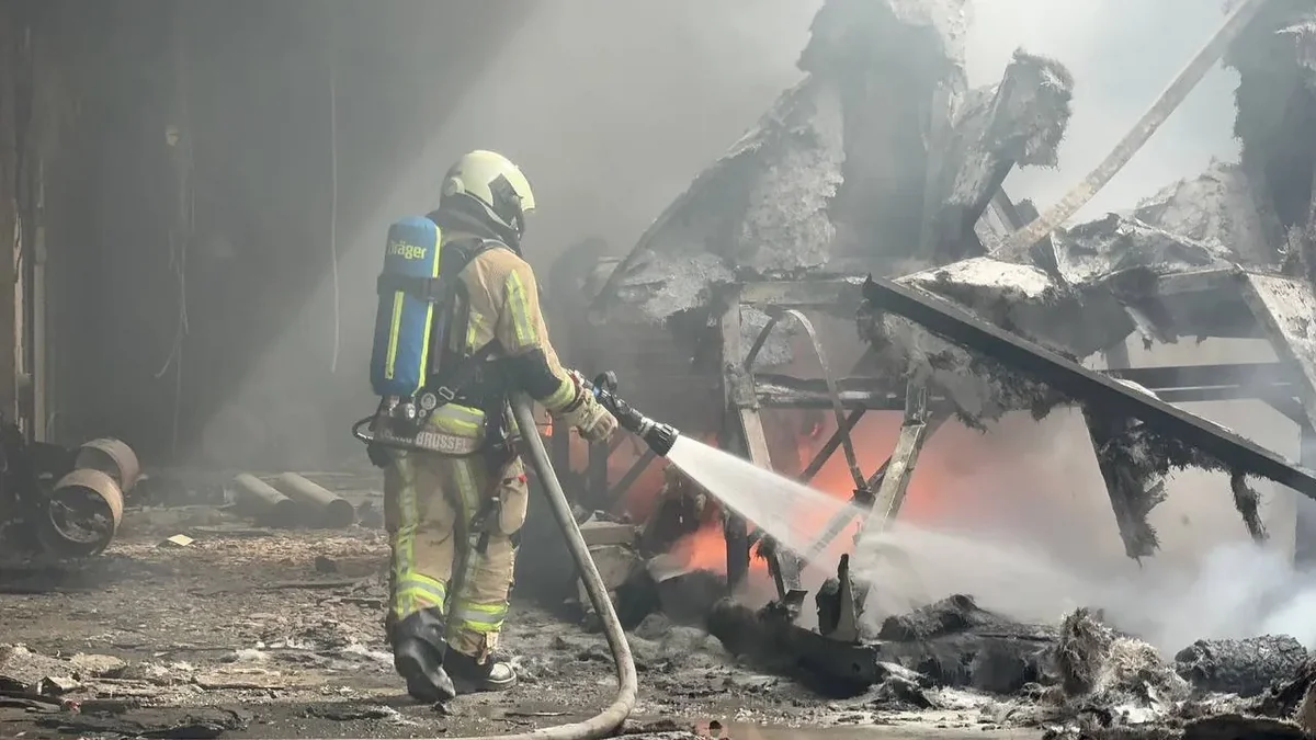 Several killed in fire at Brussels residential complex