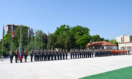 Peter Pelleqrininin Şuşada rəsmi qarşılanma mərasimi olub