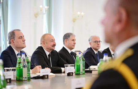 Prezident İlham Əliyevin Şuşada Slovakiya Prezidenti ilə geniş tərkibdə görüşü olub - YENİLƏNİB