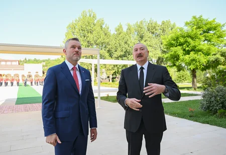 Peter Pelleqrininin Şuşada rəsmi qarşılanma mərasimi olub