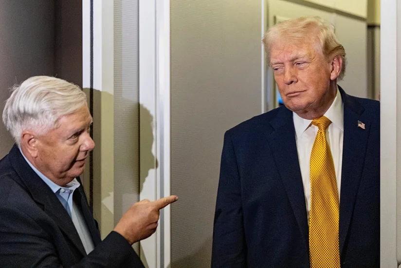 CNN: Трамп поддержит пакет санкций против РФ, который продвигал Линдси Грэм