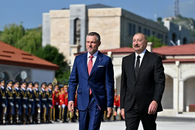 Peter Pelleqrininin Şuşada rəsmi qarşılanma mərasimi olub