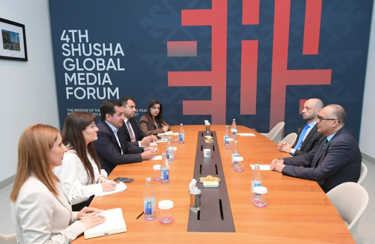 Hikmat Hajiyev meets Turkish delegation in Shusha