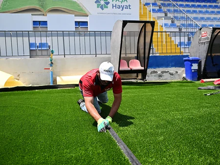Bayıl stadionunda əsaslı yenidənqurma işləri yekunlaşmaq üzrədir