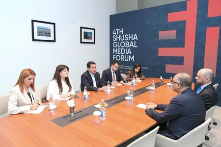 Hikmat Hajiyev meets Turkish delegation in Shusha