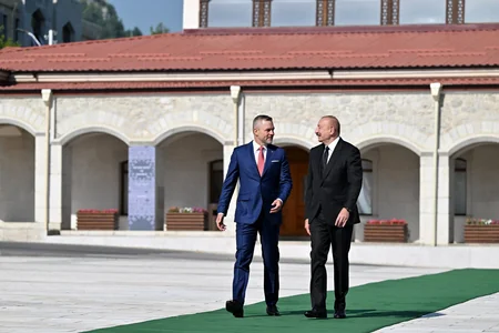 Peter Pelleqrininin Şuşada rəsmi qarşılanma mərasimi olub