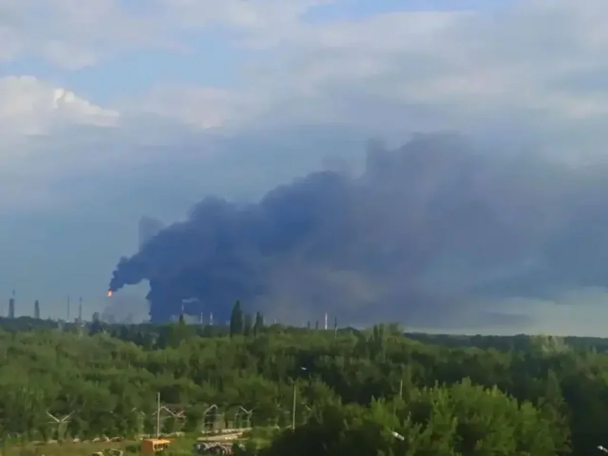Gazprom's petrochemical complex in Bashkortostan hit by mass drone attack