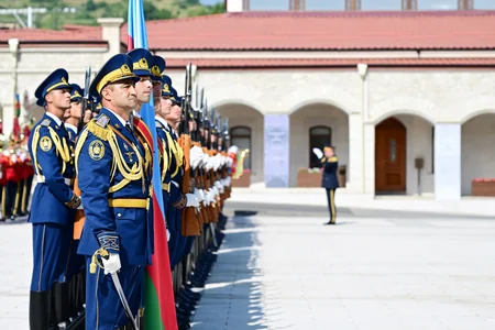 Peter Pelleqrininin Şuşada rəsmi qarşılanma mərasimi olub