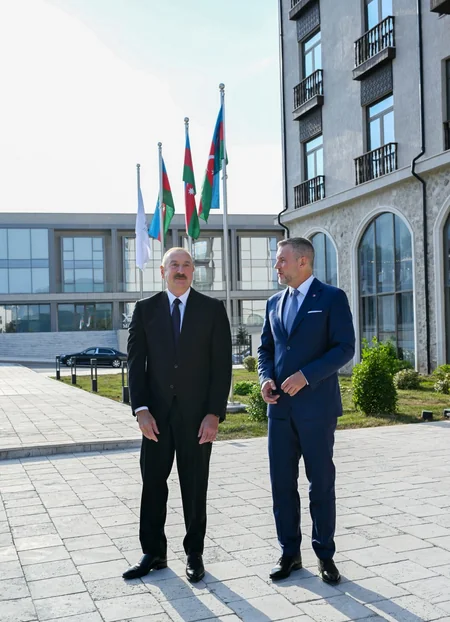 İlham Əliyevin adından Xankəndidə Slovakiya Prezidentinin şərəfinə rəsmi nahar verilib