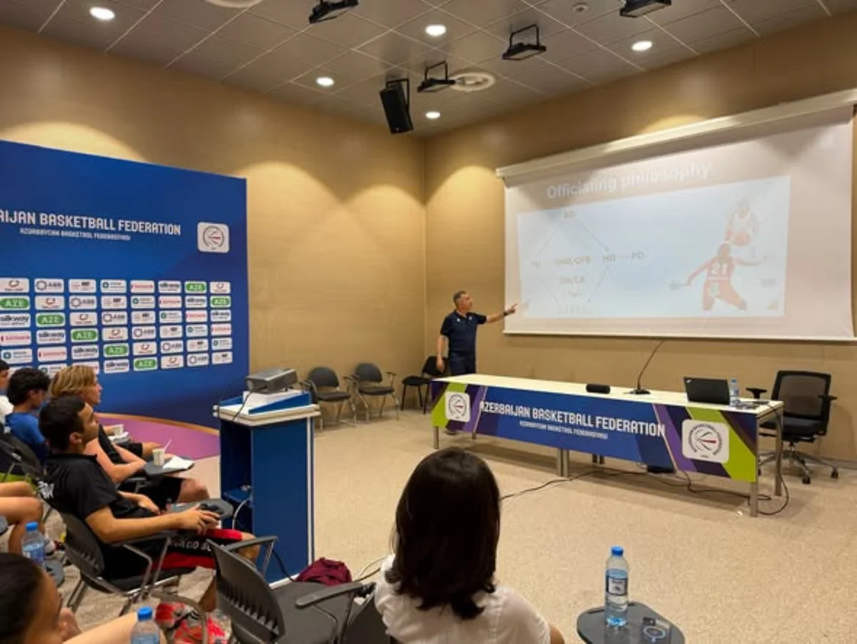 Gənc basketbol hakimləri üçün təlim-seminar təşkil olunub