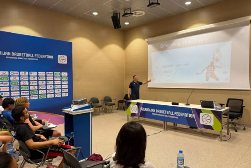 Gənc basketbol hakimləri üçün təlim-seminar təşkil olunub