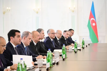 Prezident İlham Əliyevin Şuşada Slovakiya Prezidenti ilə geniş tərkibdə görüşü olub - YENİLƏNİB