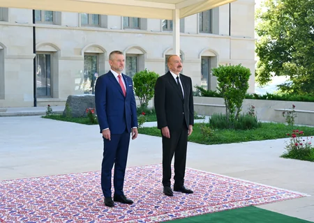 Peter Pelleqrininin Şuşada rəsmi qarşılanma mərasimi olub