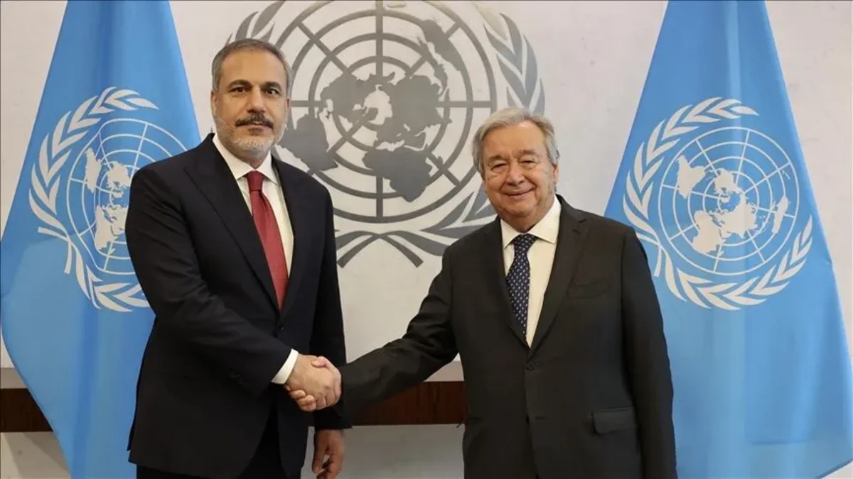 Turkish FM, UN chief discuss cooperation, regional issues
