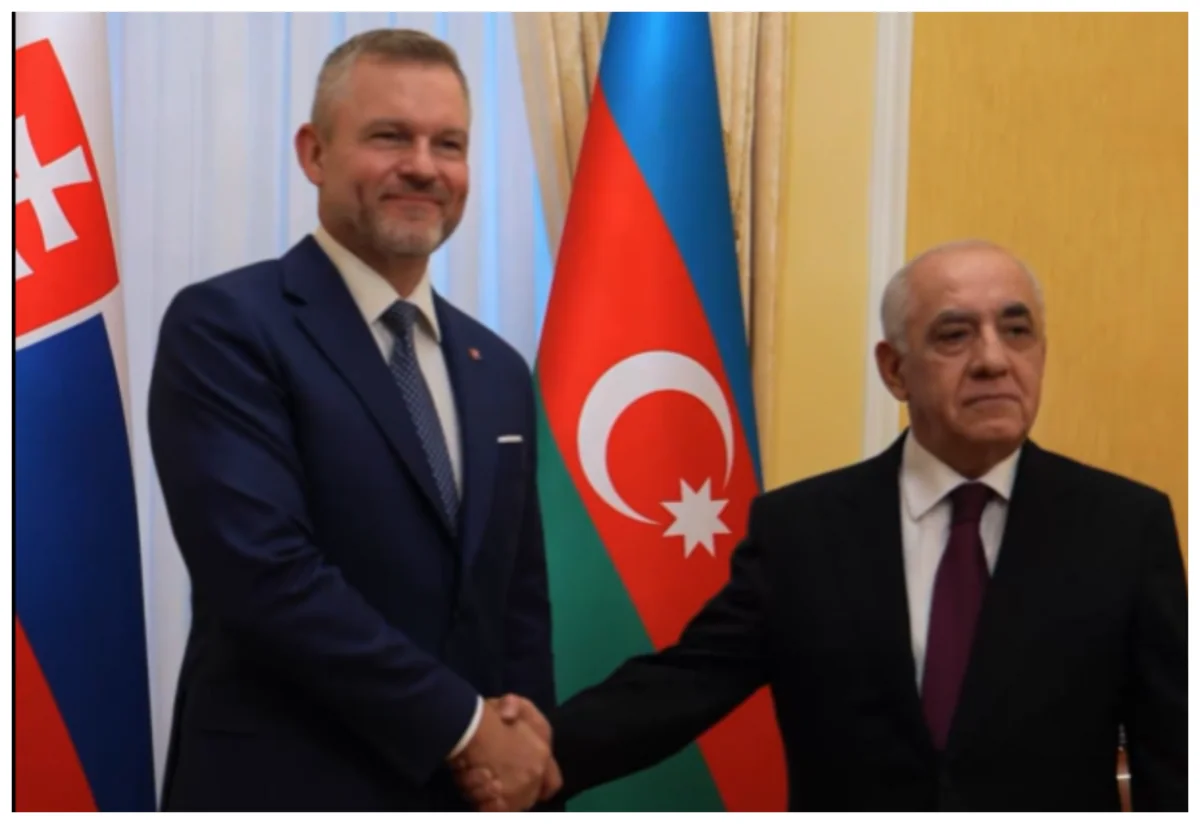 Pellegrini, Asadov mull expanding participation of Slovak companies in projects in Azerbaijan