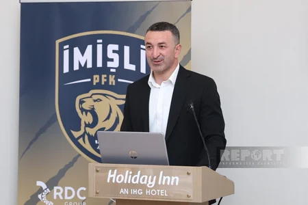 İmişli Futbol Klubunun yeni loqosu təqdim olunub