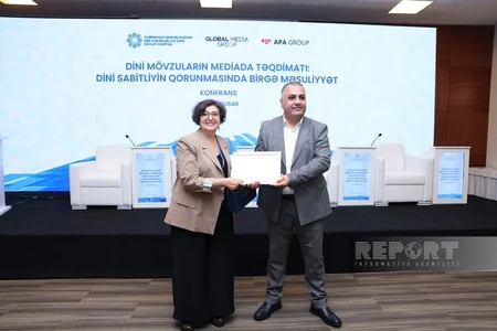 Milli mətbuatın 151 illiyinə həsr olunmuş konfransda media nümayəndələri mükafatlandırılıb