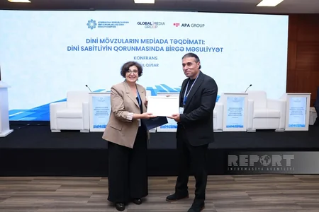 Milli mətbuatın 151 illiyinə həsr olunmuş konfransda media nümayəndələri mükafatlandırılıb