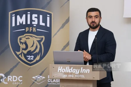 İmişli Futbol Klubunun yeni loqosu təqdim olunub