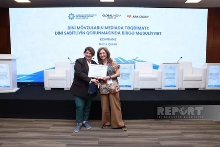 Milli mətbuatın 151 illiyinə həsr olunmuş konfransda media nümayəndələri mükafatlandırılıb
