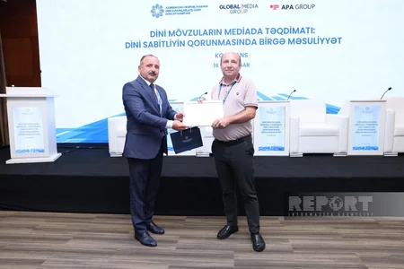 Milli mətbuatın 151 illiyinə həsr olunmuş konfransda media nümayəndələri mükafatlandırılıb